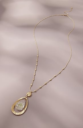 Image for Pressed-Flower Pendant Necklace