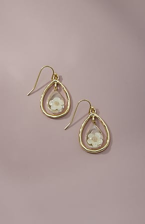 Image for Pressed-Flower Earrings