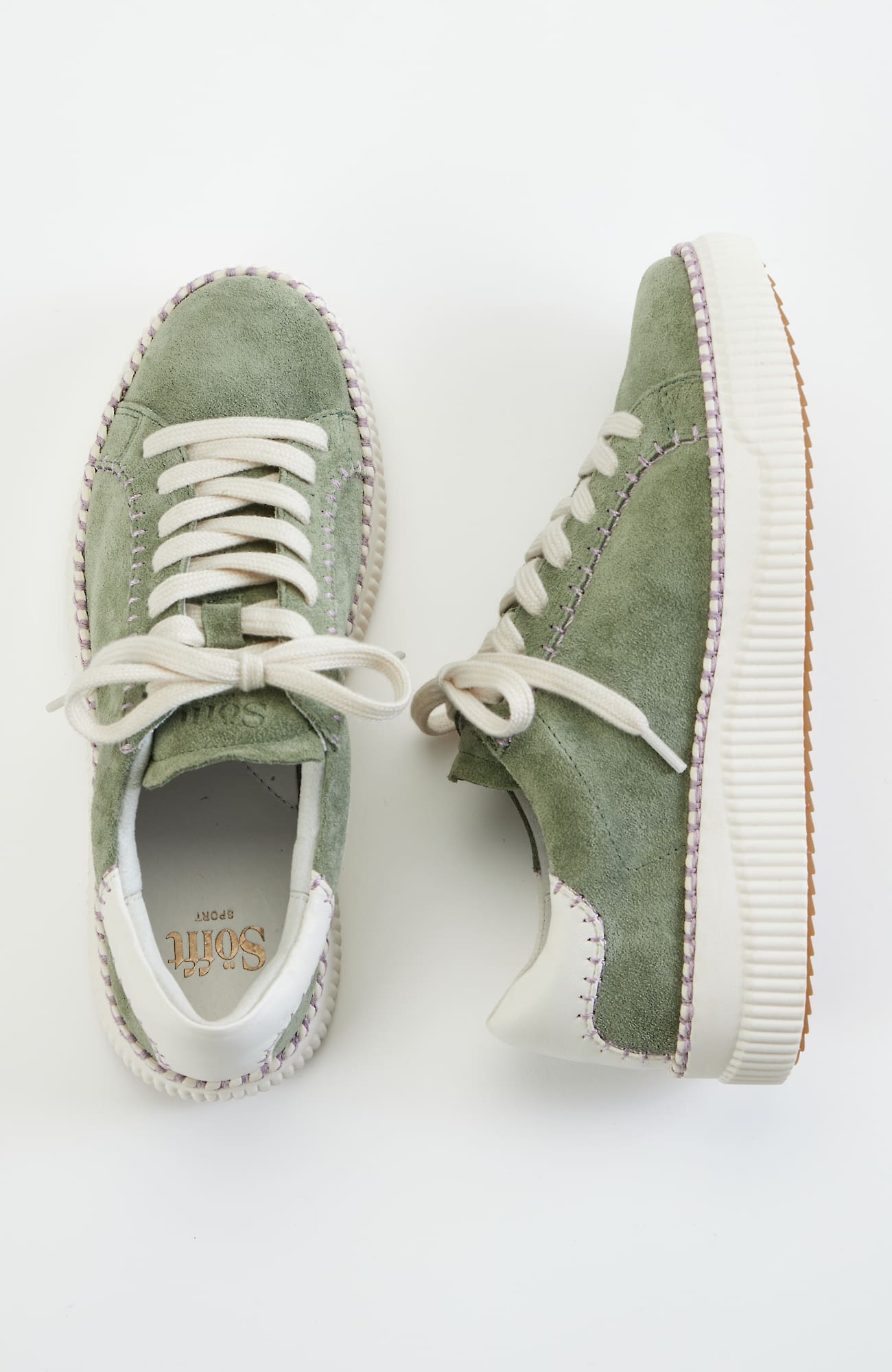 Jjill J.jill Sofft® Frazier Sneakers In Hedge Green,true White