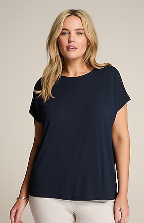Image for Wearever Easy Cap-Sleeve Tee