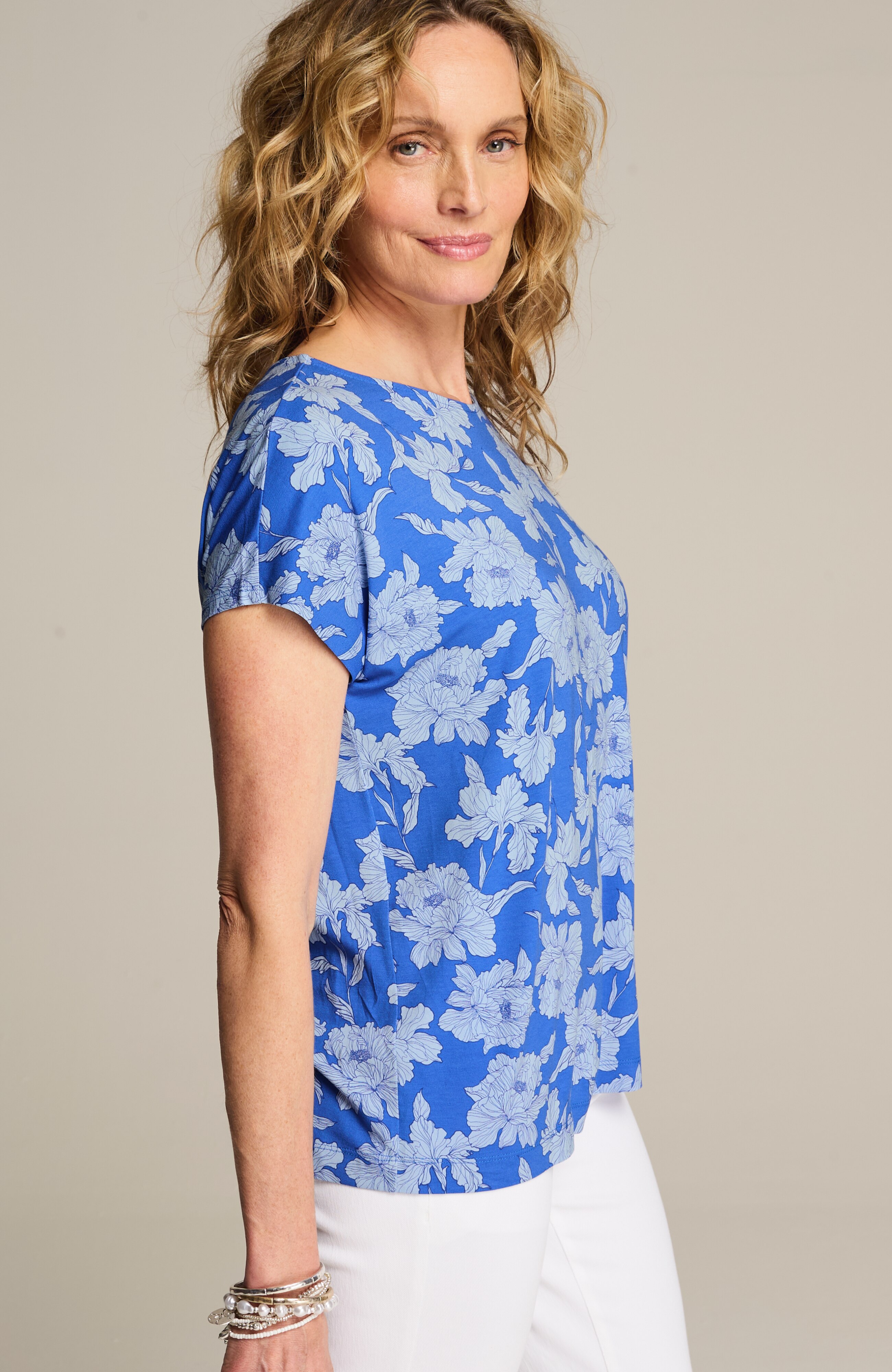 wearever easy cap-sleeve tee