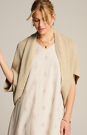Image for Soft Open-Knit Shrug