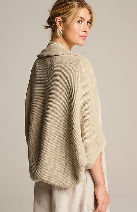 Soft Open-Knit Shrug JJill