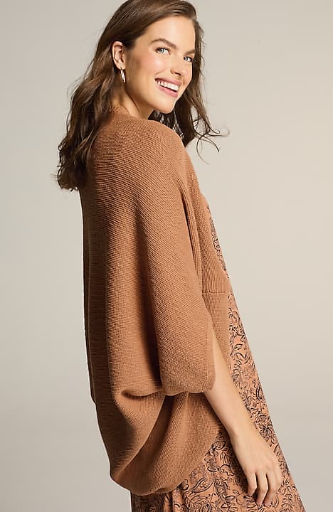 Soft Open-Knit Shrug
