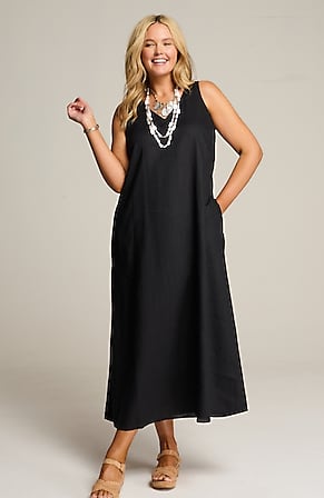 Image for Sleeveless V-Neck Maxi Dress