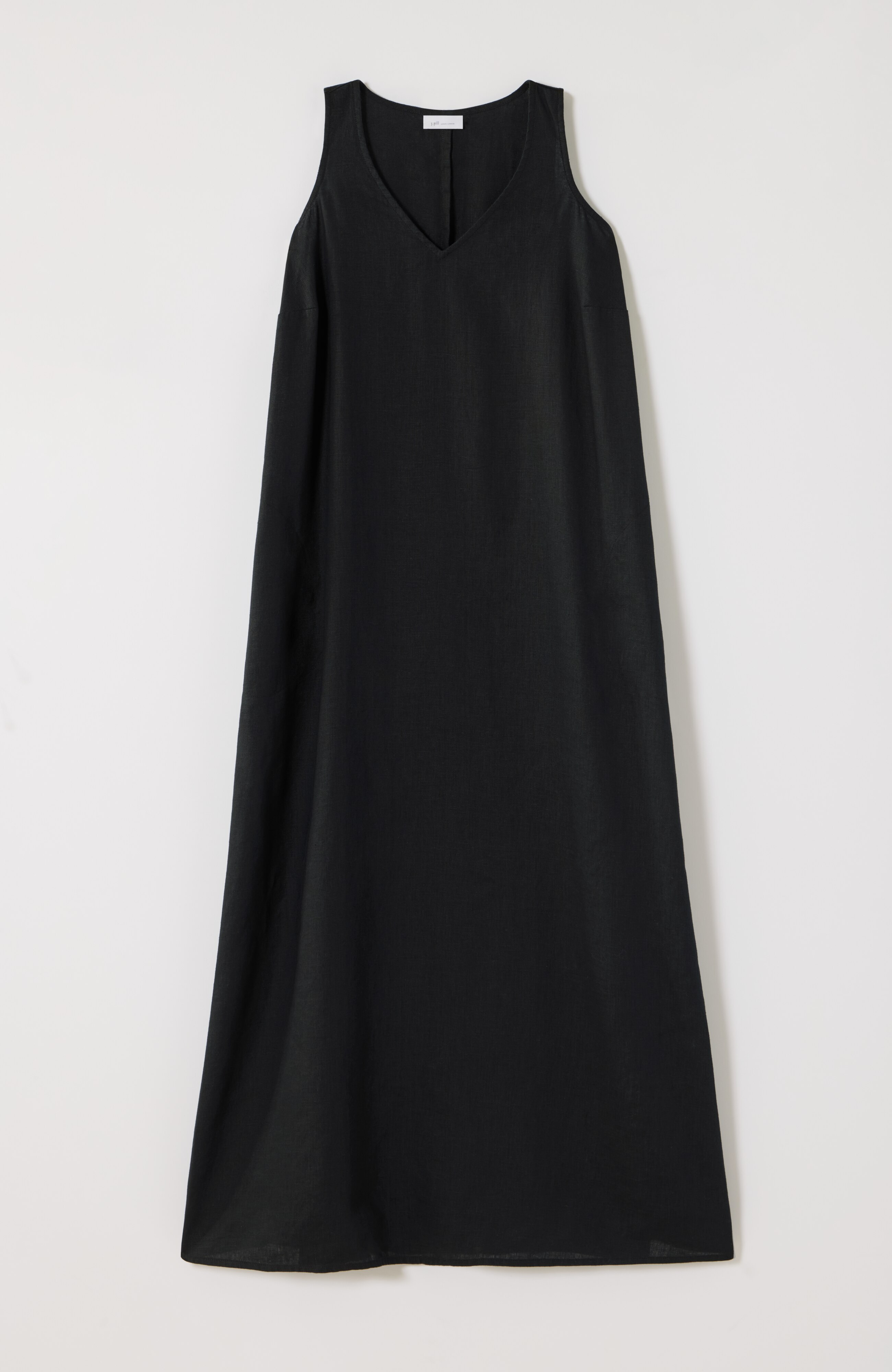 sleeveless v-neck maxi dress