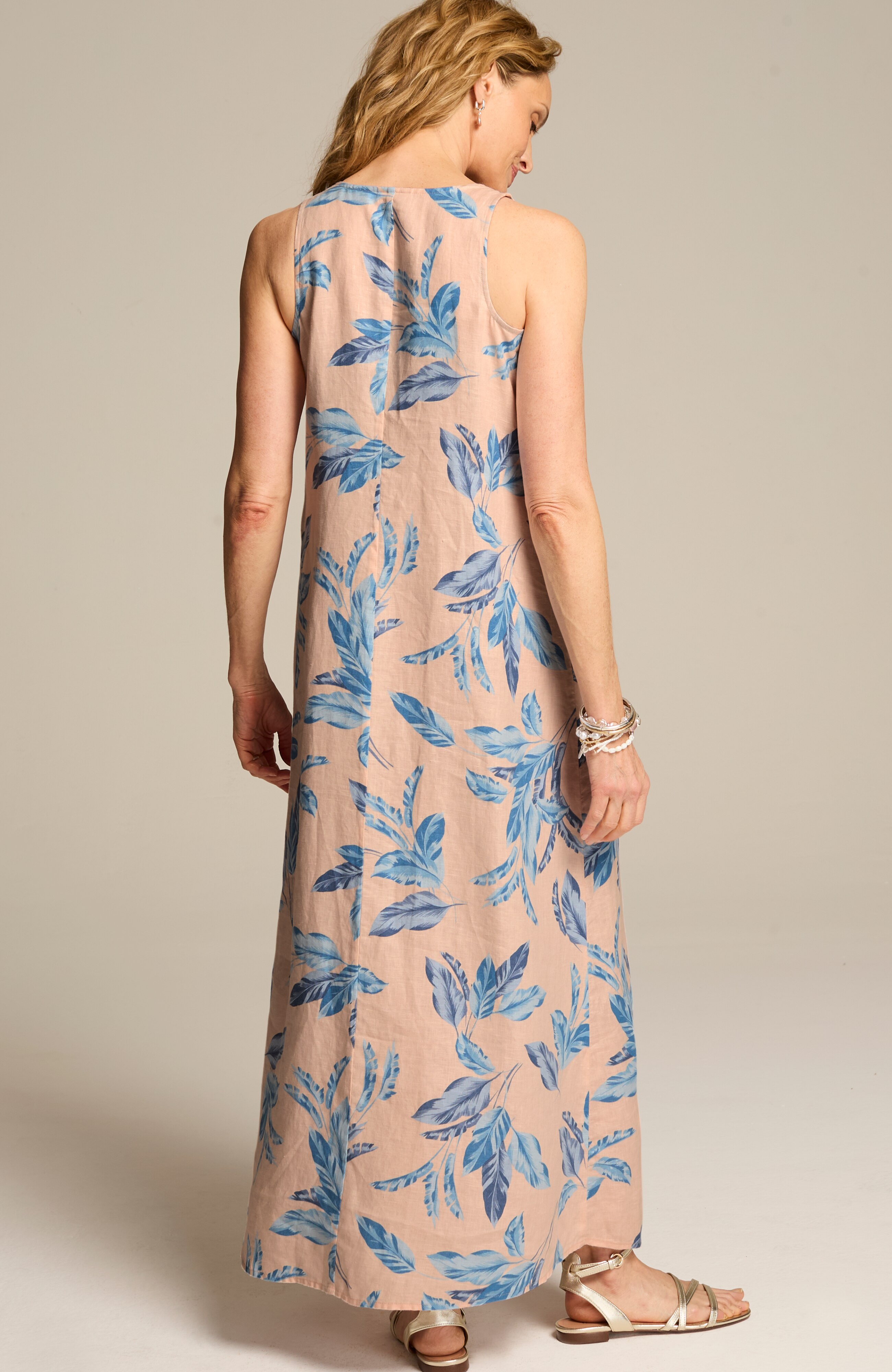 Sleeveless V-Neck Maxi Dress | JJill