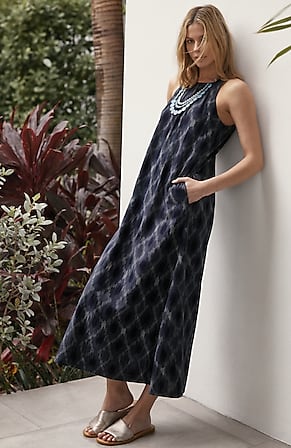Image for Pure Jill Ikat A-Line Maxi Dress
