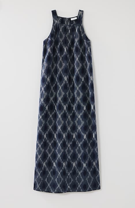 Pure Jill Ikat A-Line Maxi Dress