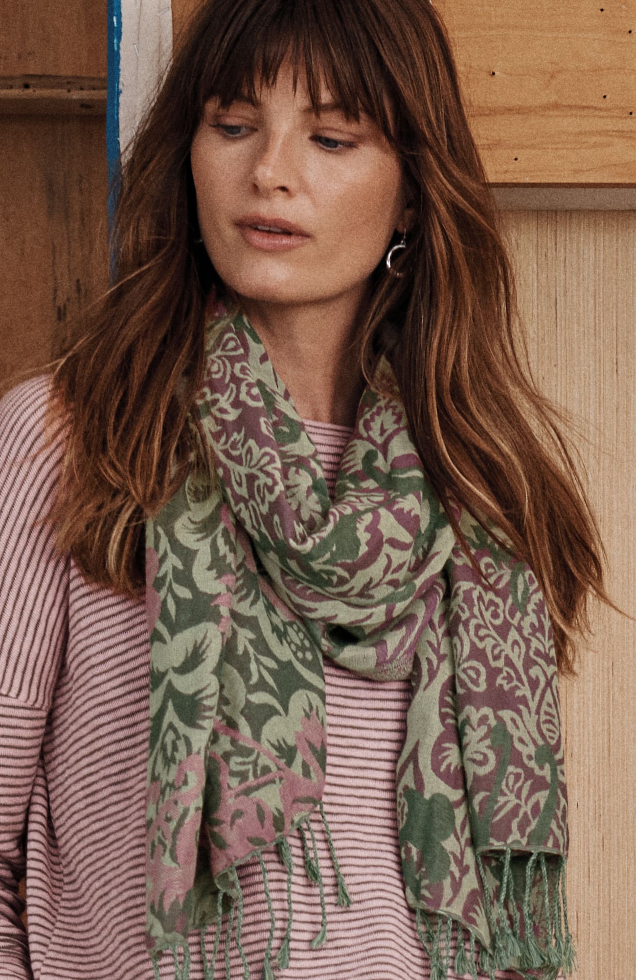 Jjill J.jill Lightweight Jacquard Scarf