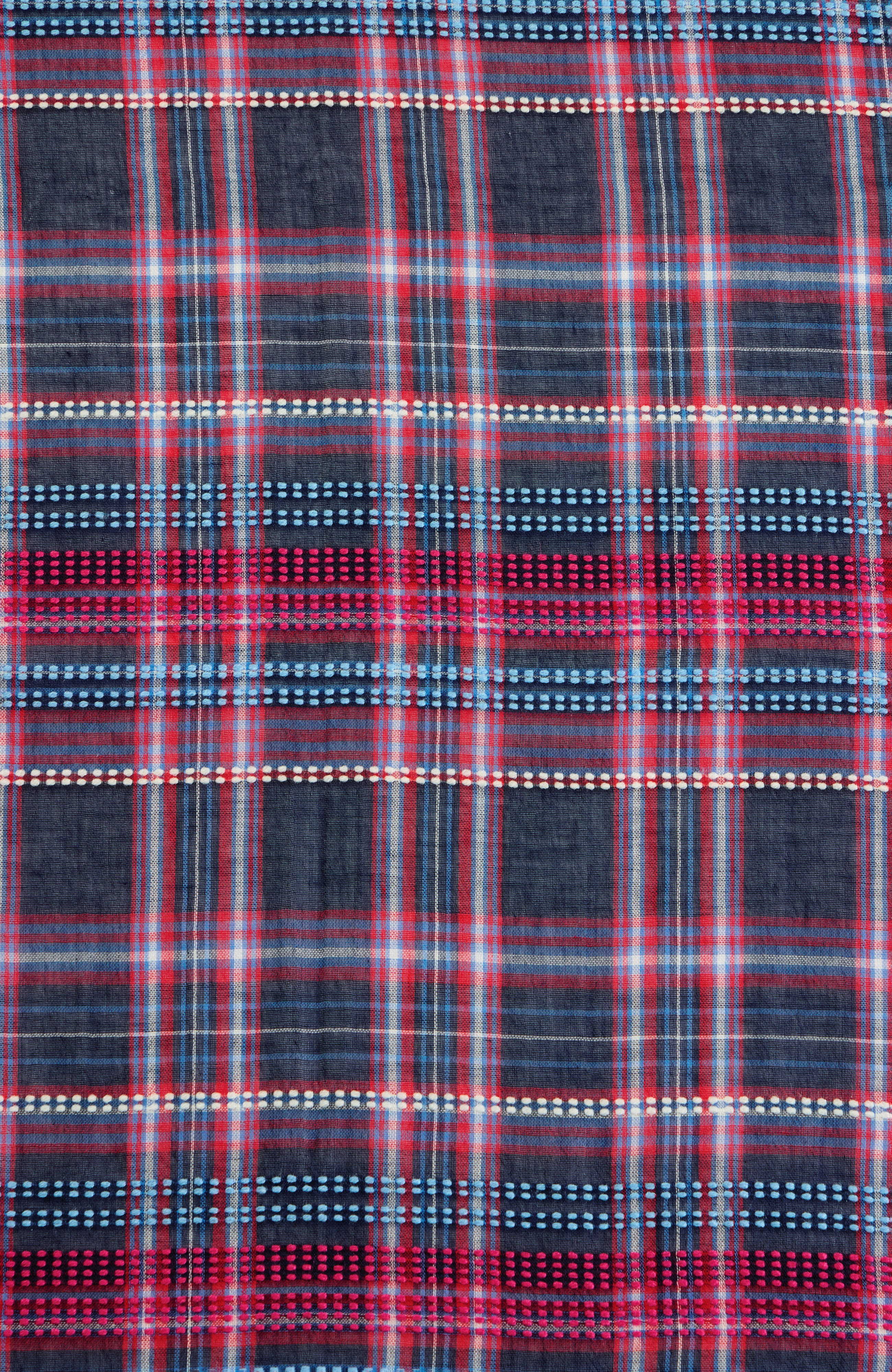 lightweight plaid scarf