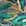 Swatch image of dark cypress green multi for Embroidered Jacquard Triangle Scarf