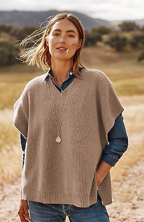 Image for Versatile Tweed Poncho