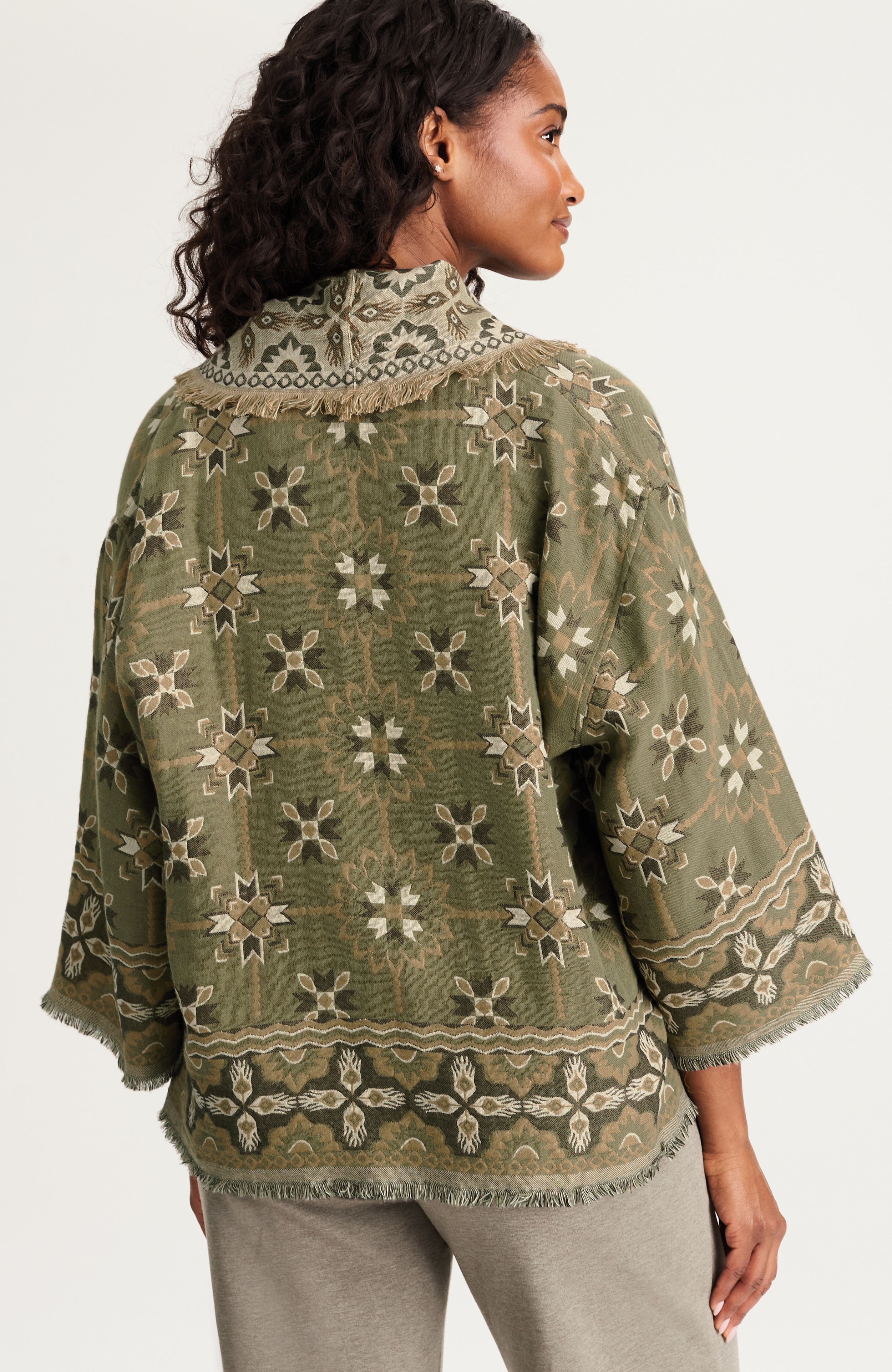 Textured Jacquard Reversible Jacket | JJill