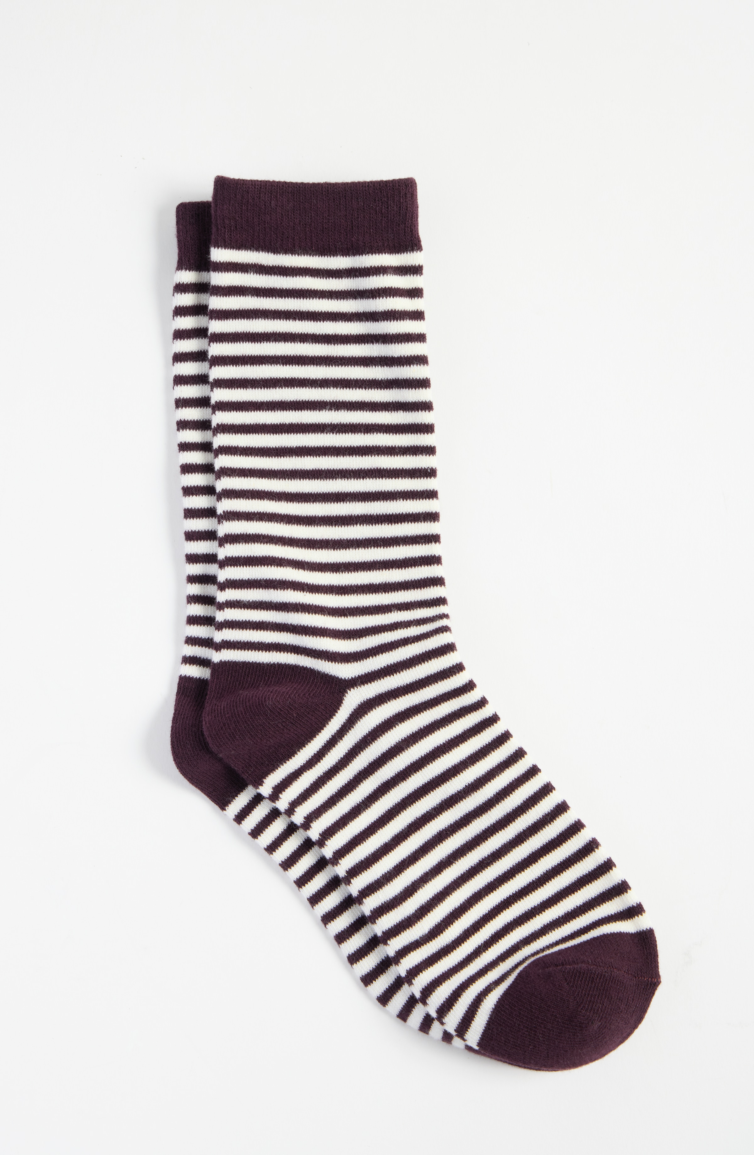 Primary view of the classic stripe crew socks
