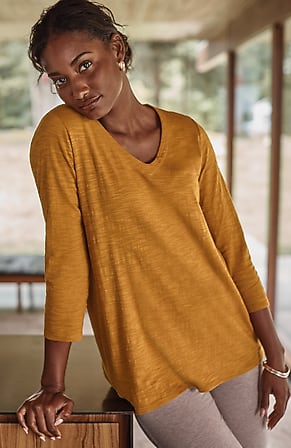 Image for Pure Jill Organically Grown Cotton Slub Tee
