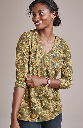 Image for Pure Jill Organically Grown Cotton Slub Tee