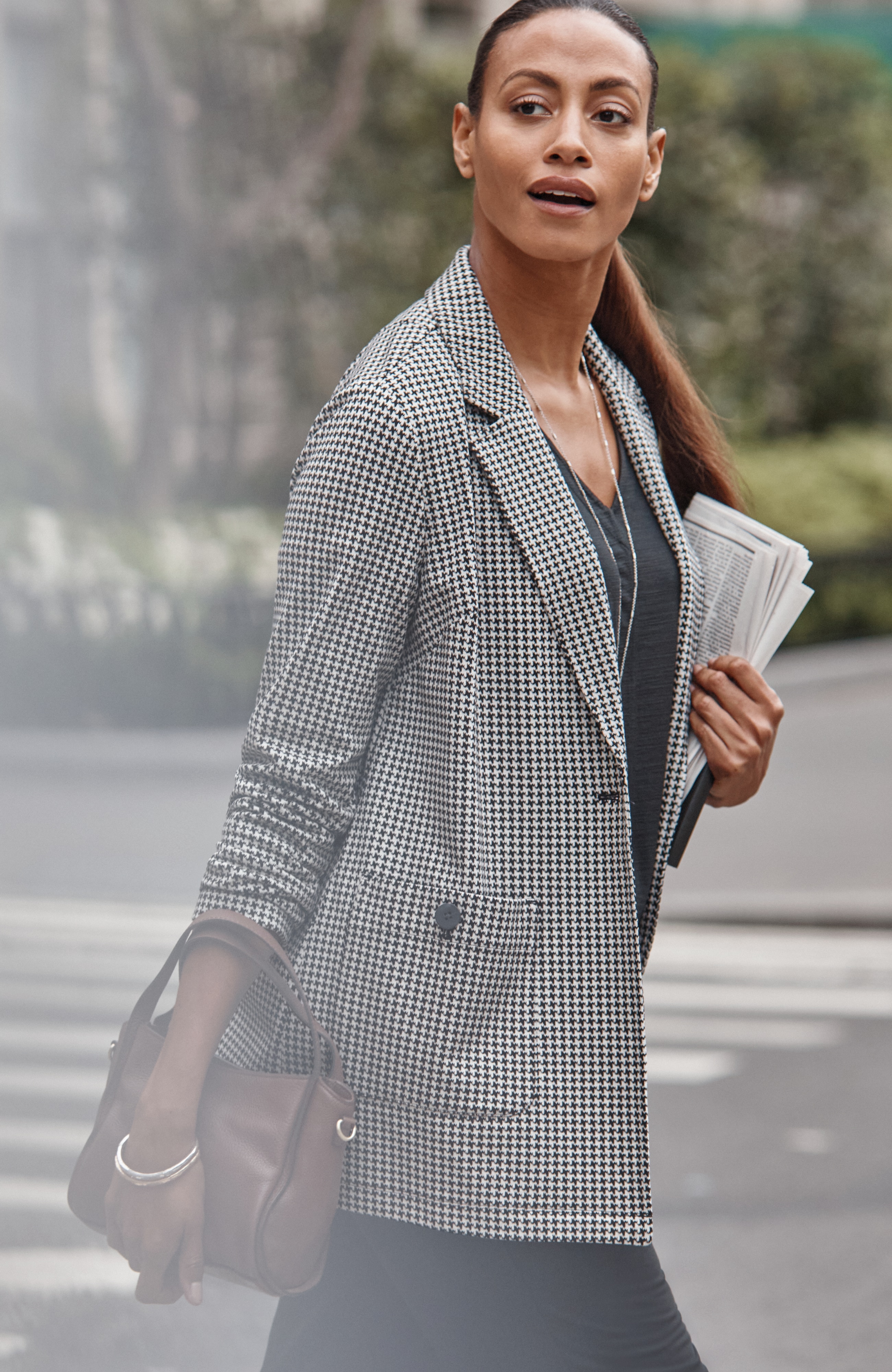 ジャケット・アウター lawgywaist bicolor twill tailored jacket Moxxi Boutique Ladies Wear in Georgetown