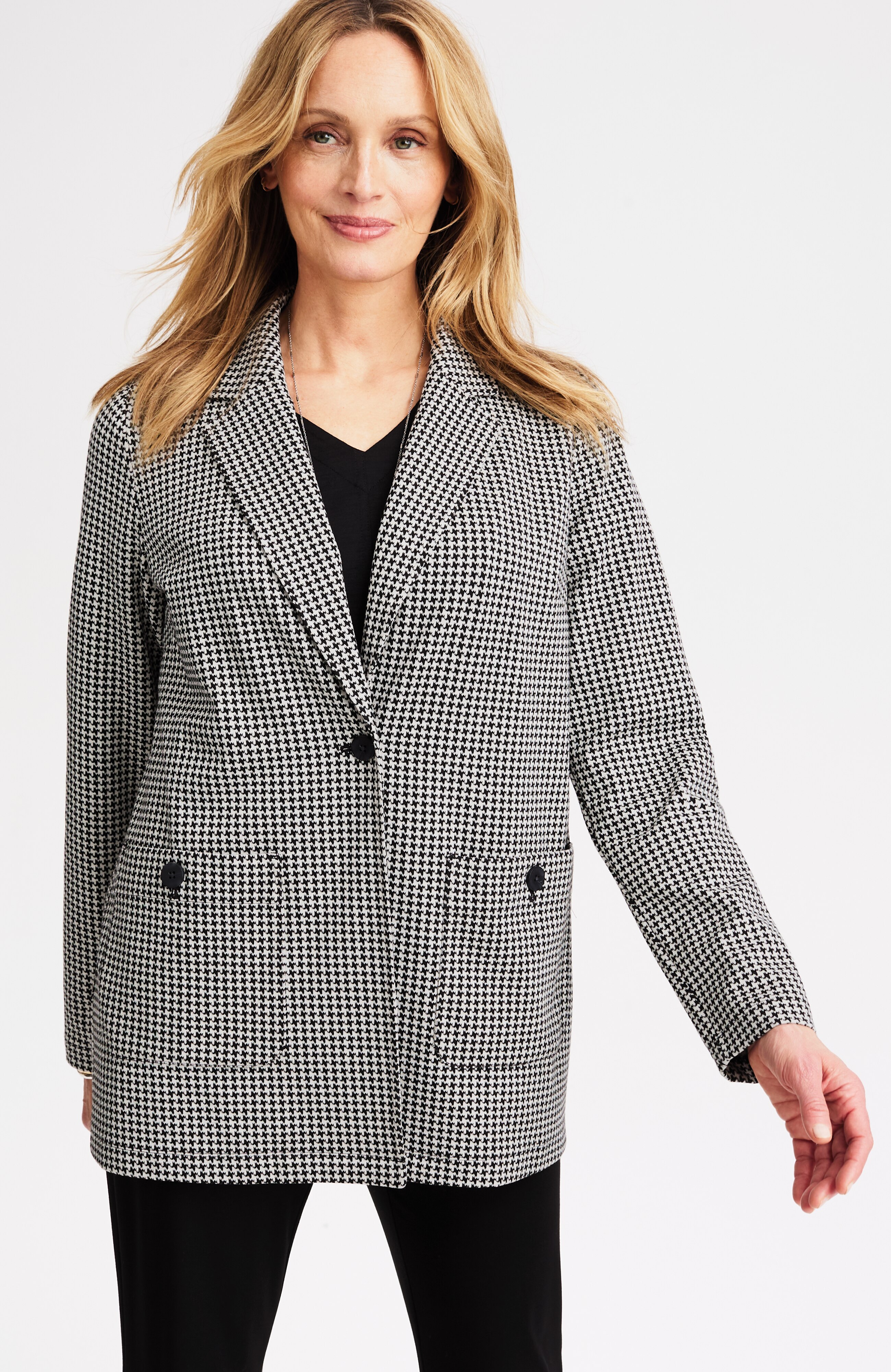 wearever jacquard blazer jacket