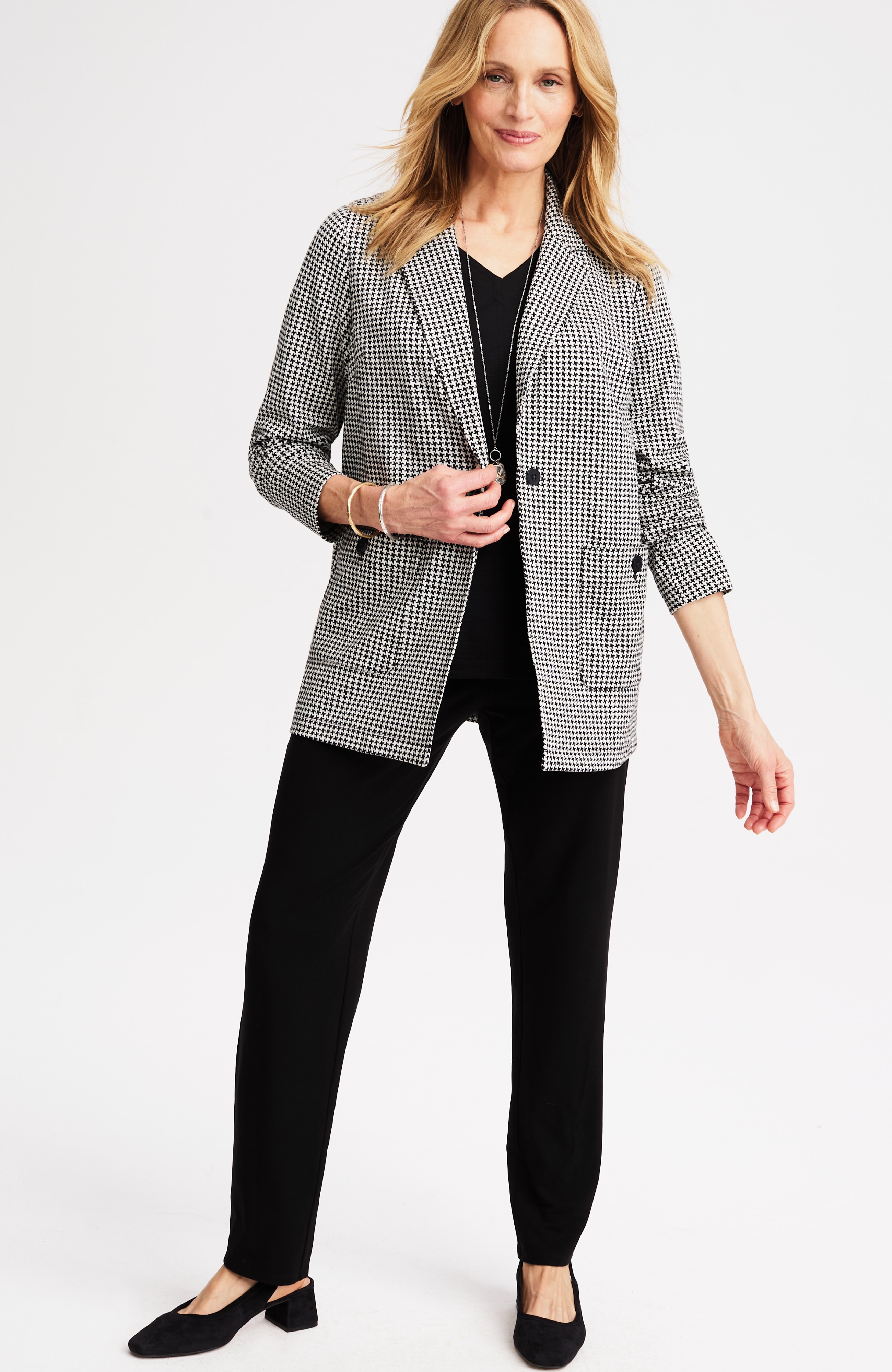 WE JACQUARD BLAZER JACKET | JJill
