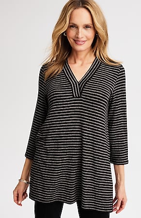 Image for Wearever Marled-Stripes Tunic