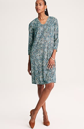 Image for Wearever Paisley-Printed Dress