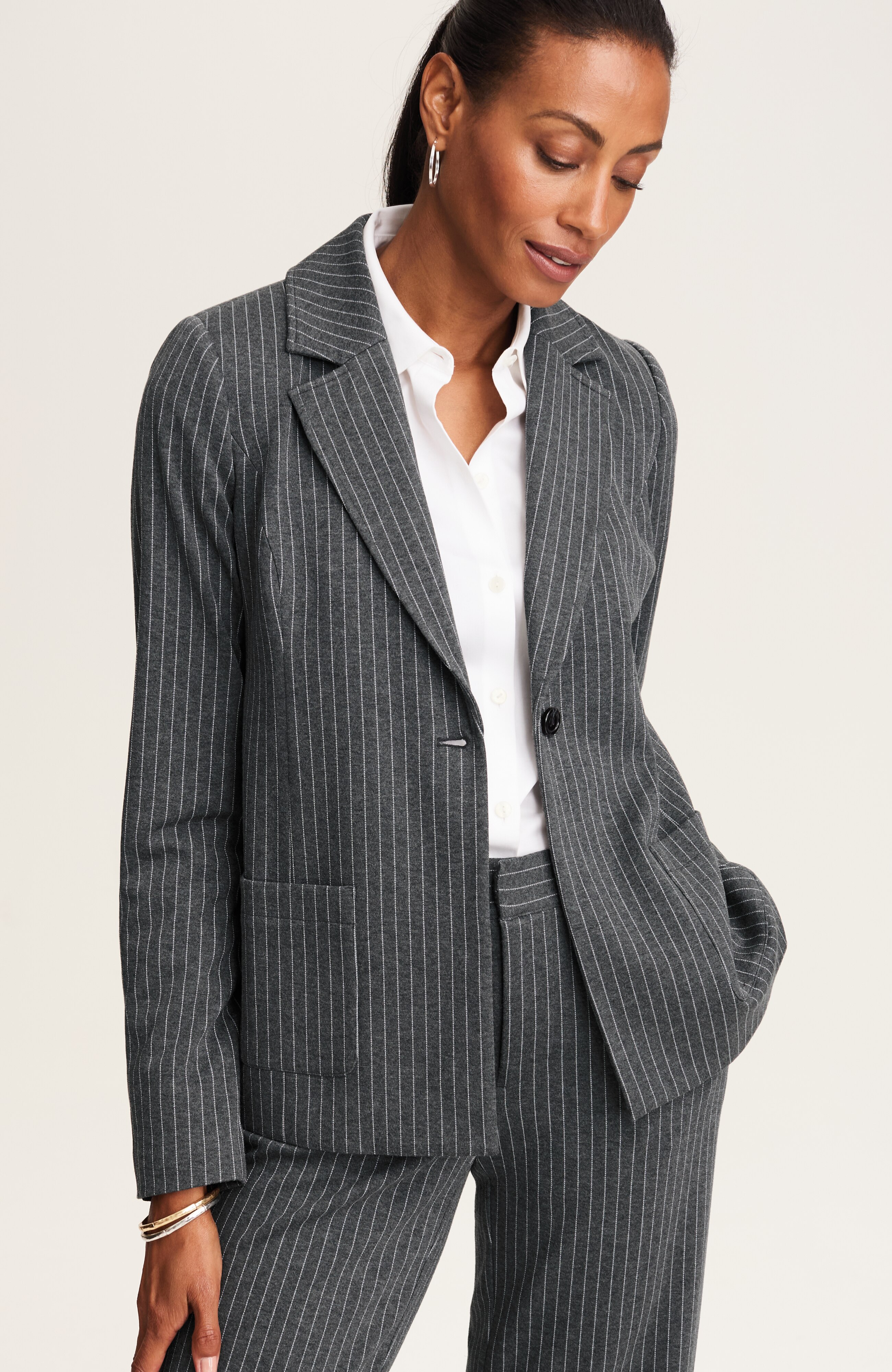 wearever jacquard blazer