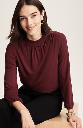 Image for Wearever A-Line Shirred Top