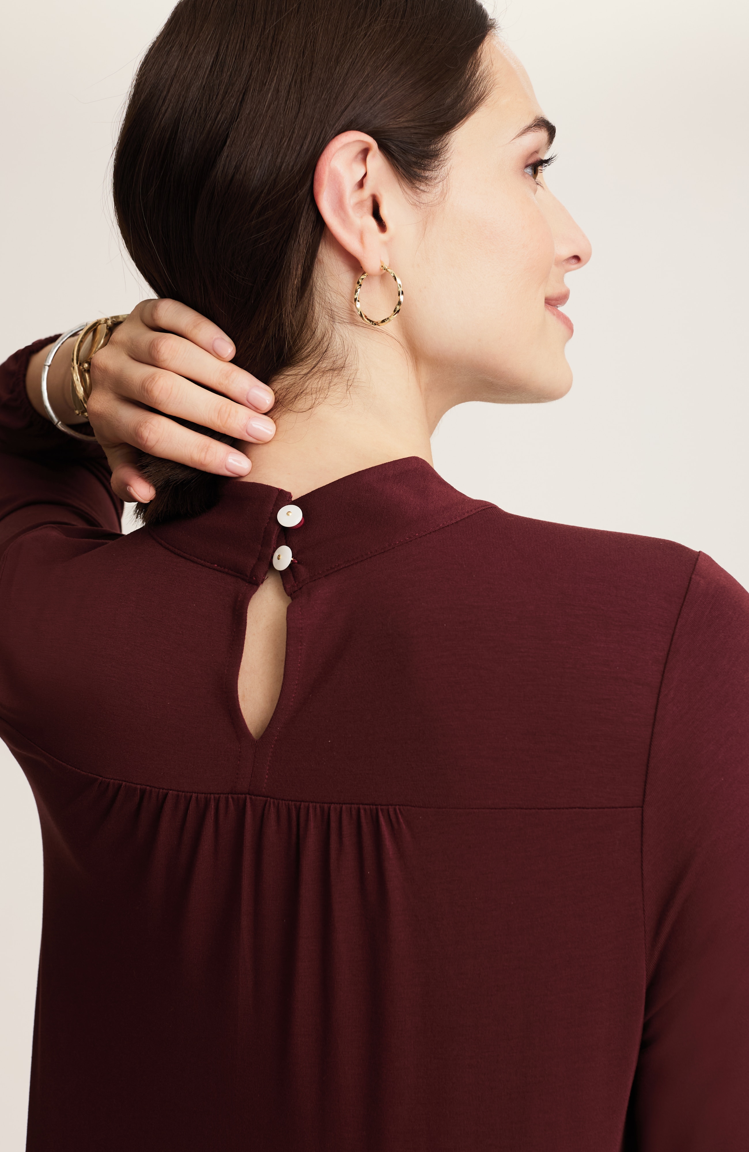 wearever a-line shirred top