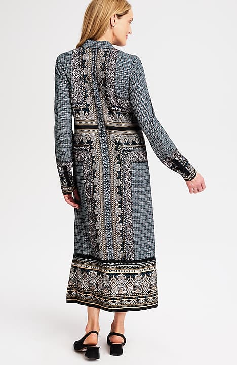 blue long sleeve mesh dress Surround Sound Blue Mesh Long Sleeve Mini Dress - US 16 main image 0