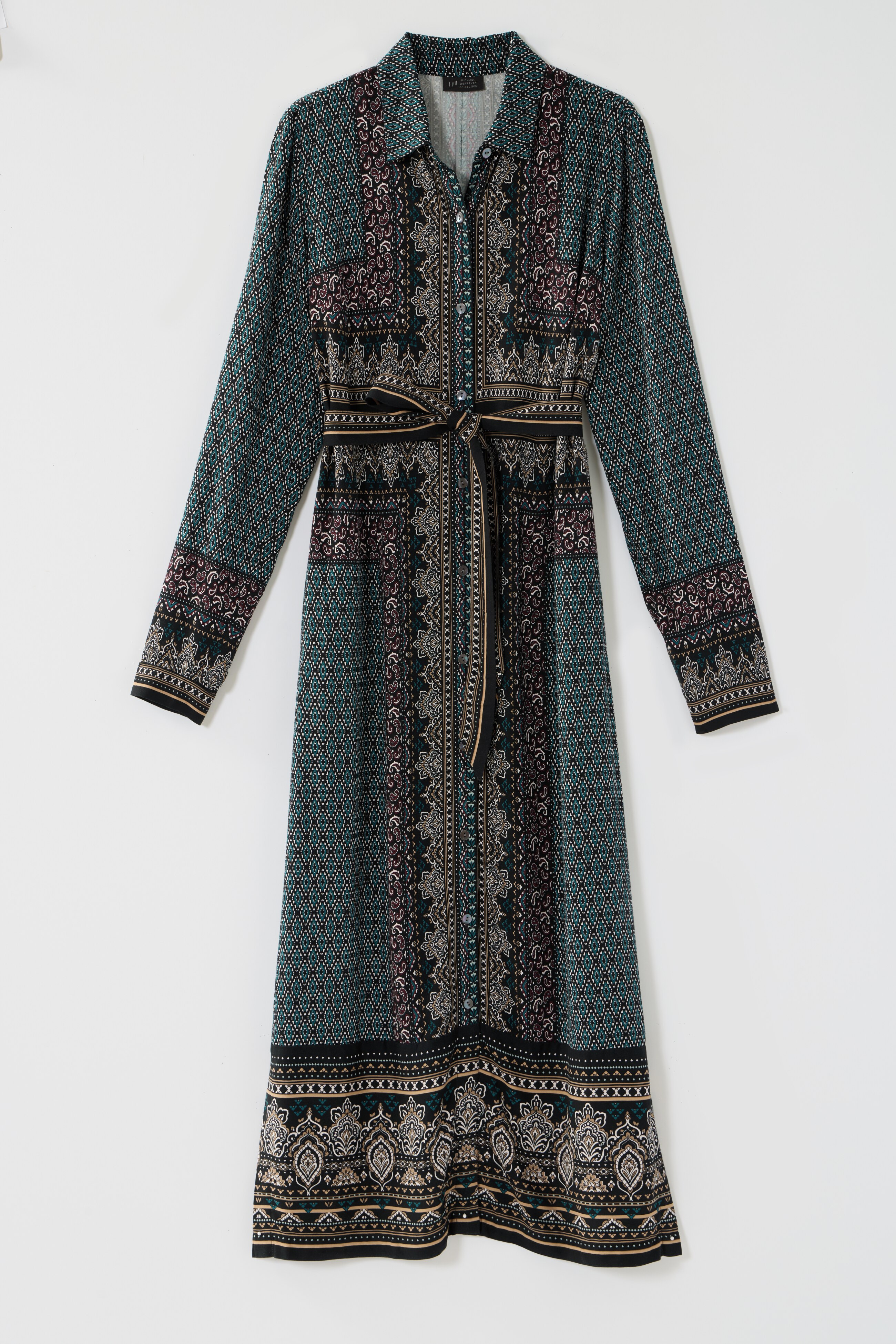 wearever foulard-print shirtdress