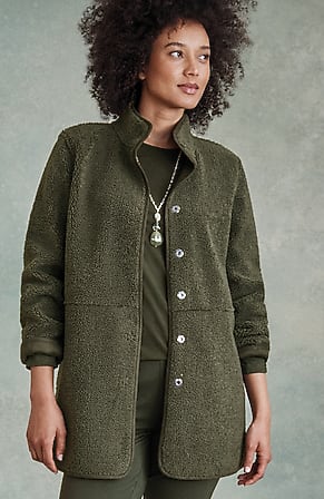 Image for Pure Jill Reversible Teddy Coat