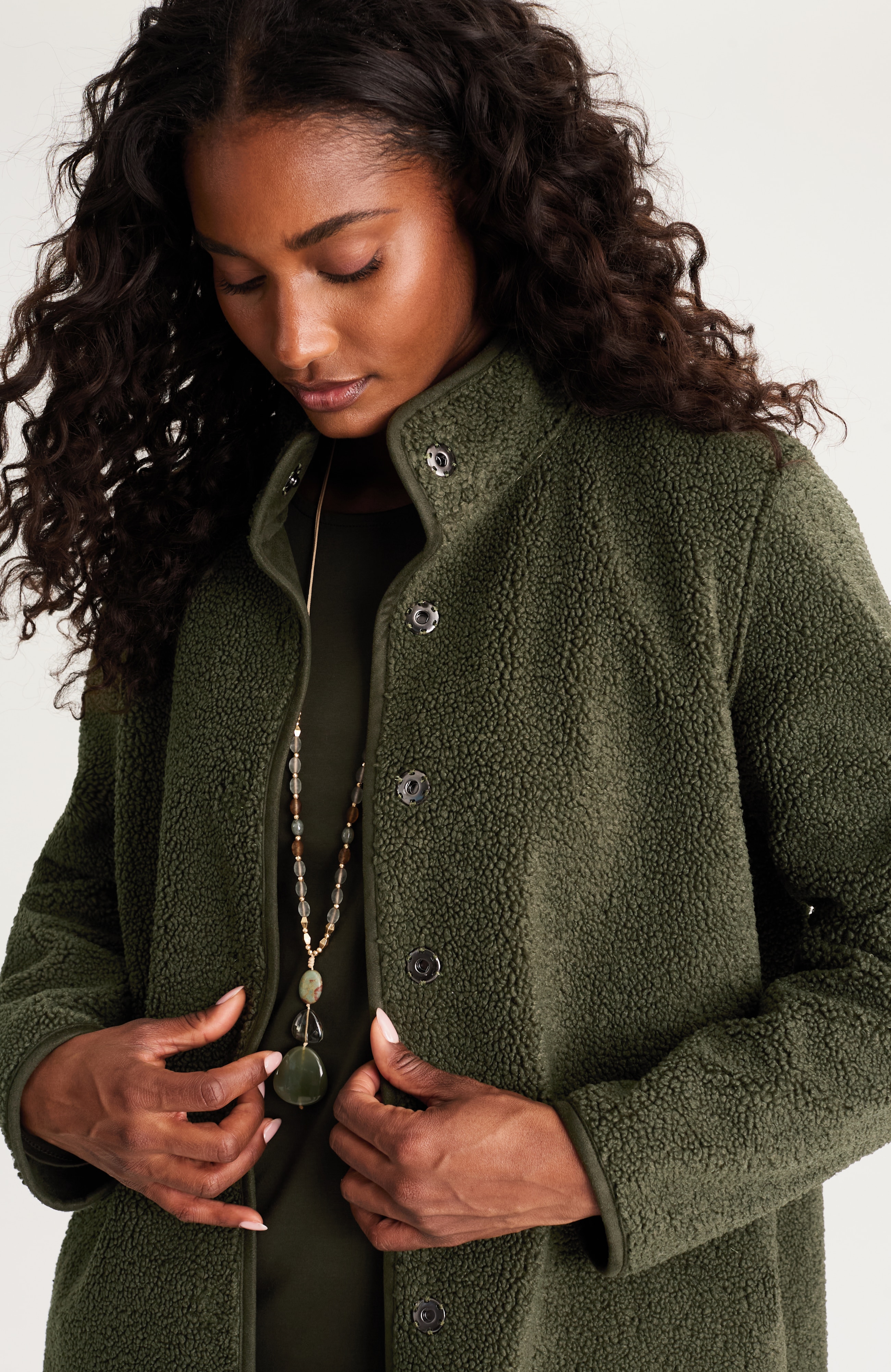 pure jill reversible teddy coat