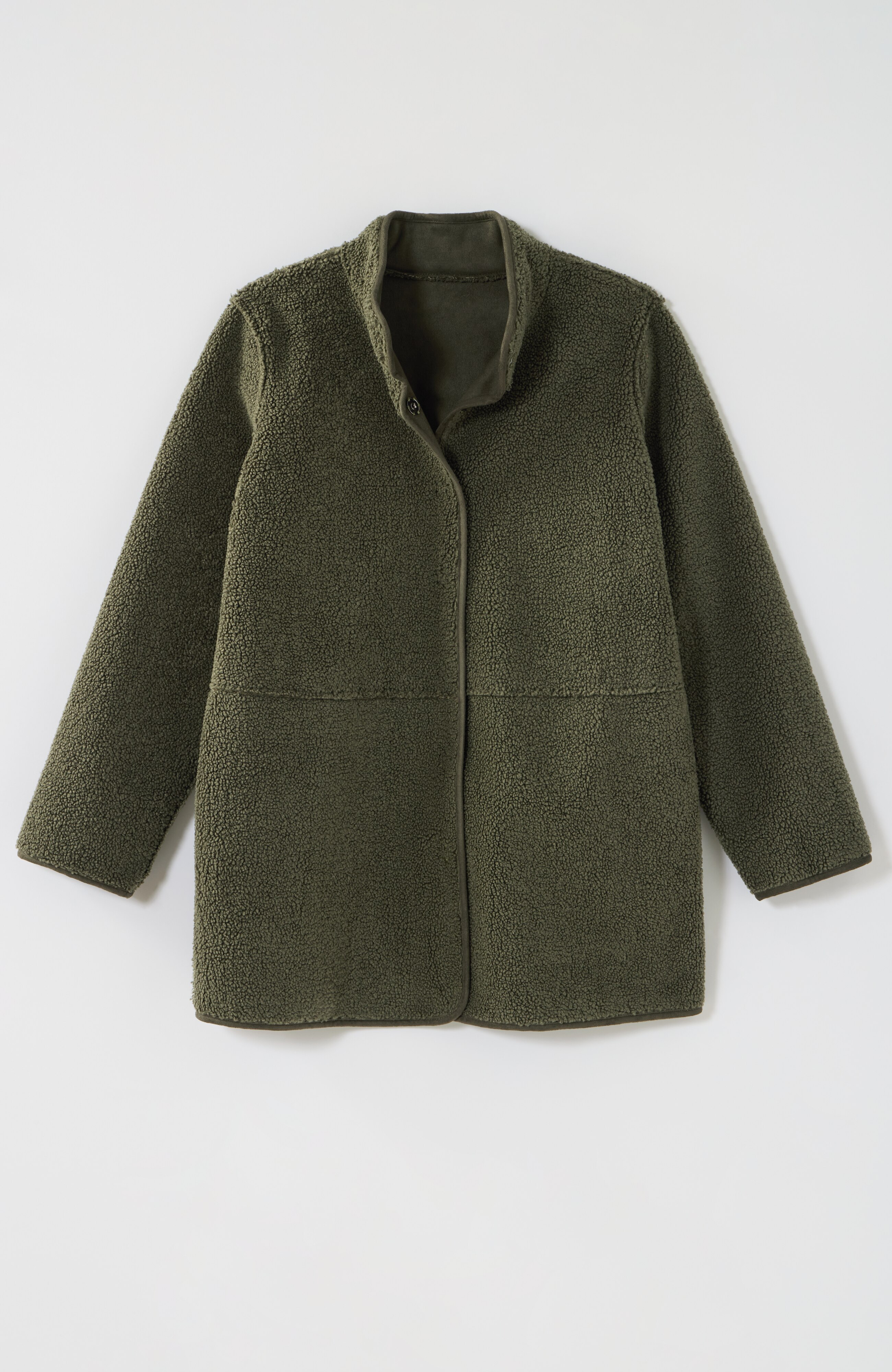 pure jill reversible teddy coat