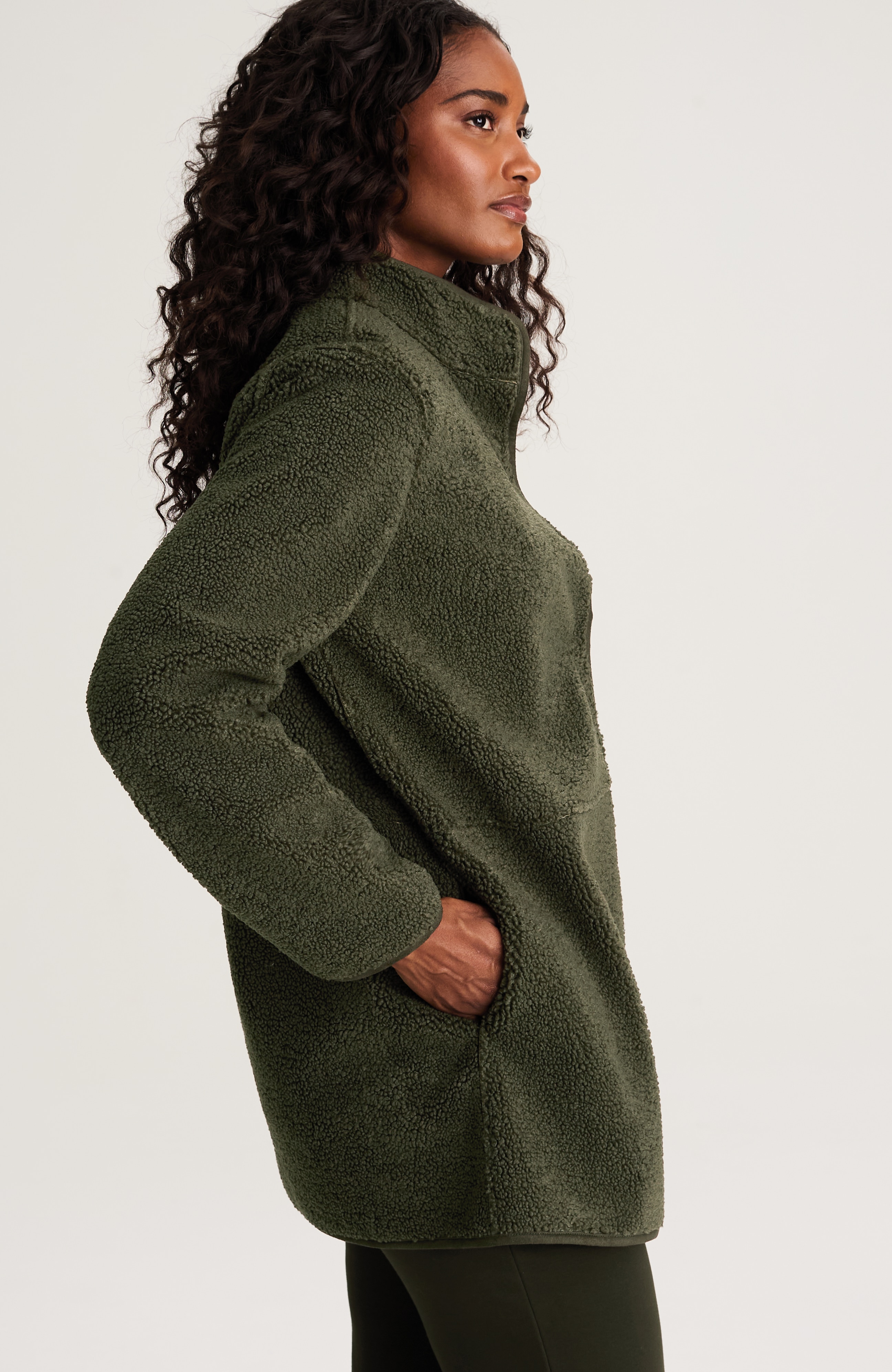 pure jill reversible teddy coat