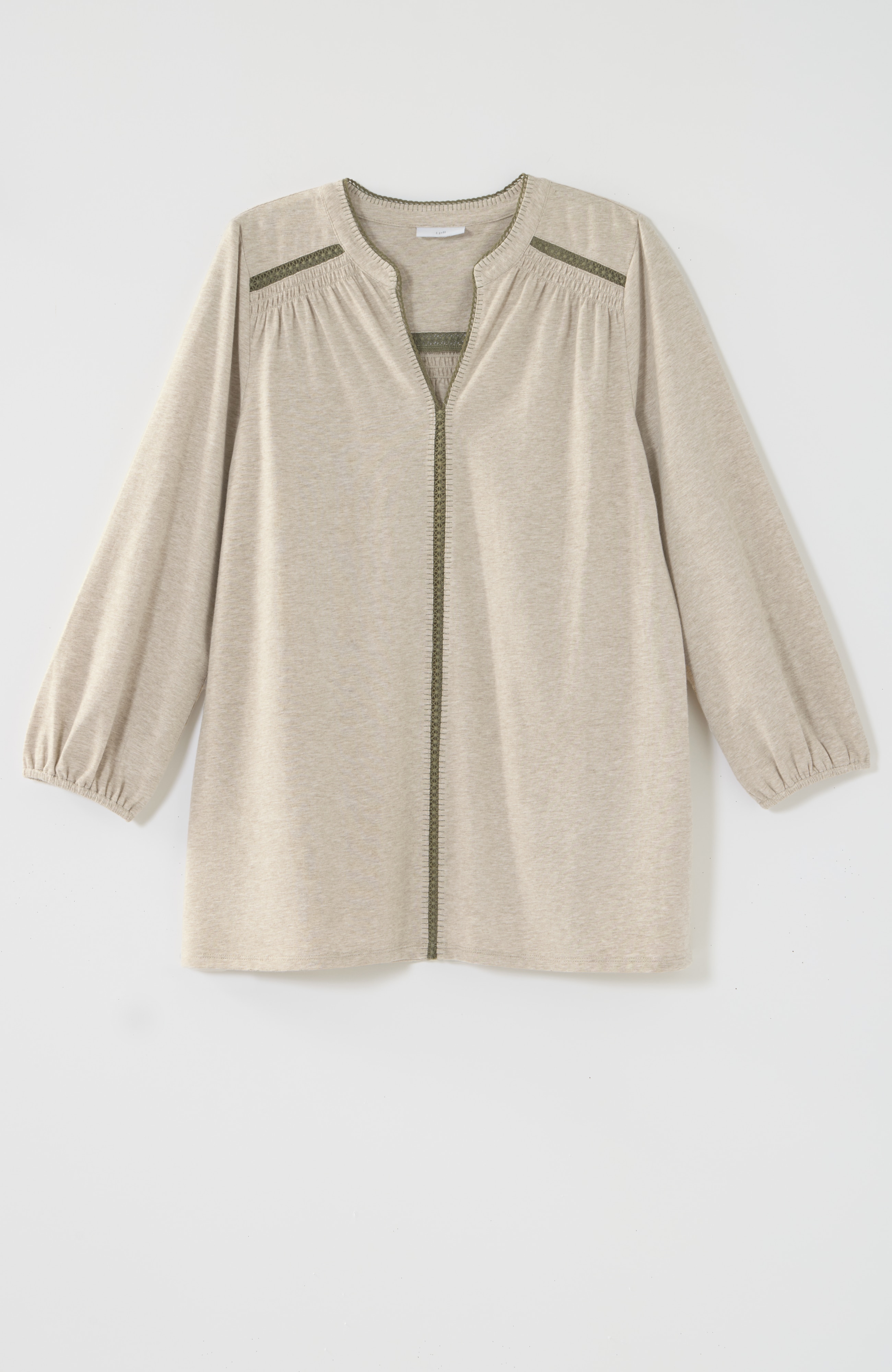 PURE JILL CONTRASTING-TRIM TOP | JJill