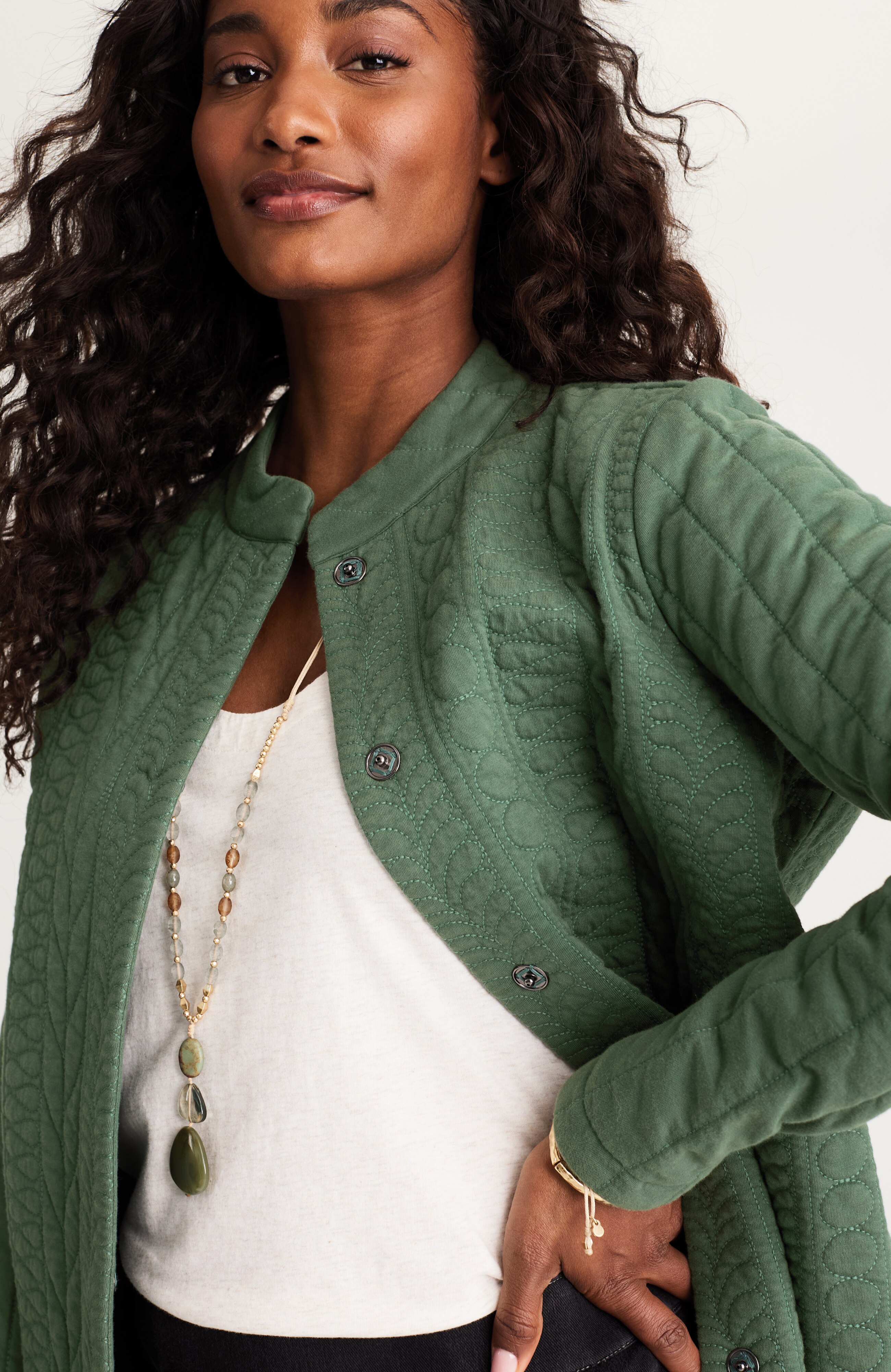 jill PURE JILL SOFT-SLEEVE PRINTED TUNIC | JJill