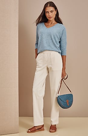 Image for Pure Jill Garment-Dyed Patch-Pocket Pants
