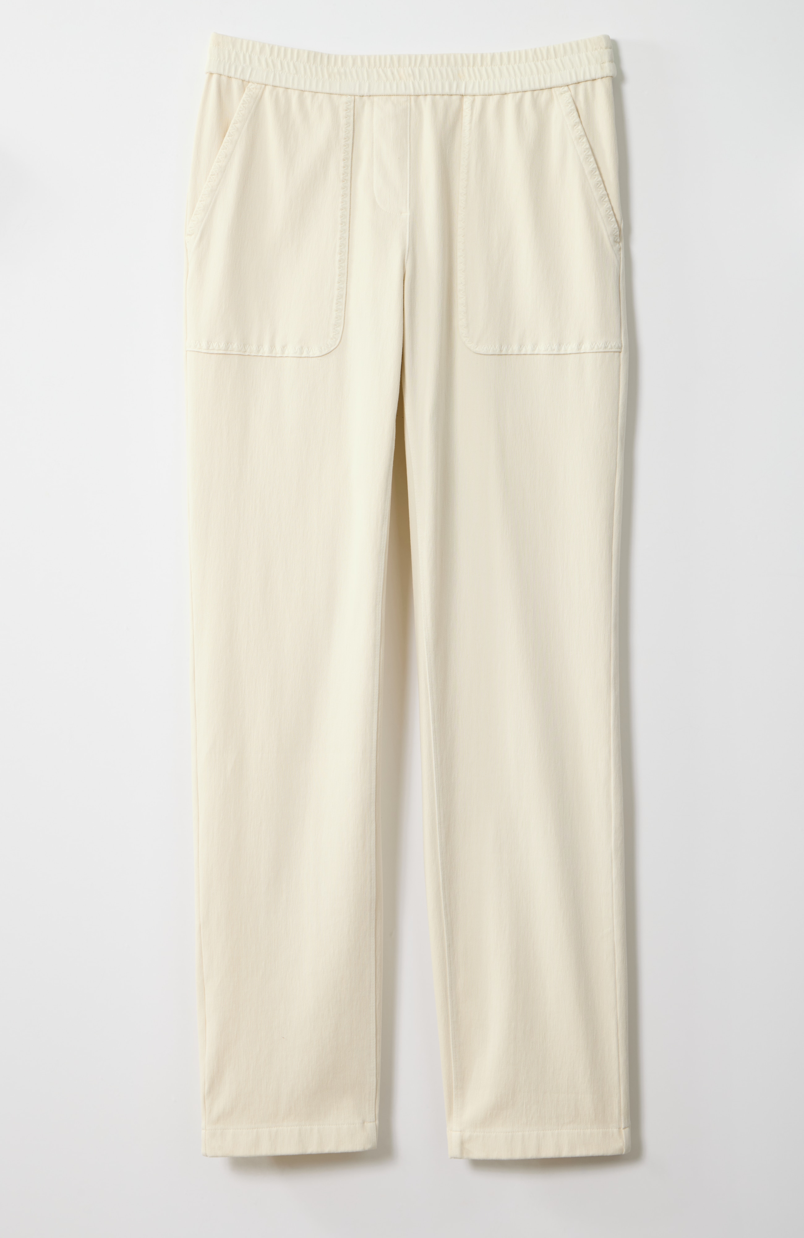 pure jill garment-dyed patch-pocket pants