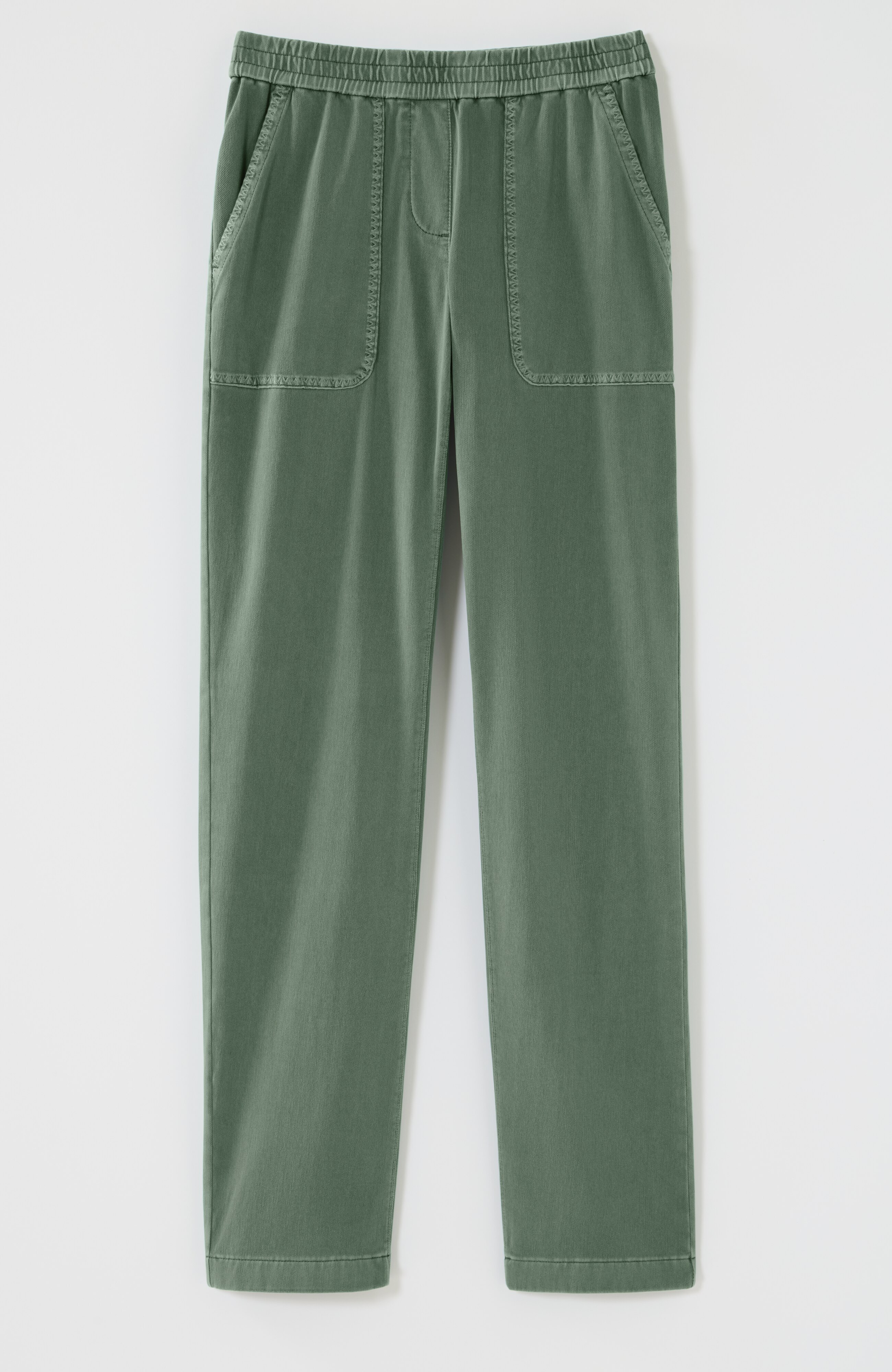 PJ GARMENT-DYED PATCH-POCKET PANTS | JJill