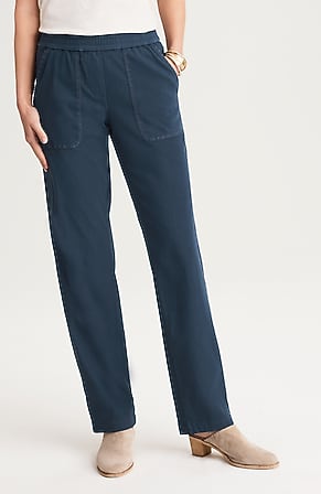 Image for Pure Jill Garment-Dyed Patch-Pocket Pants