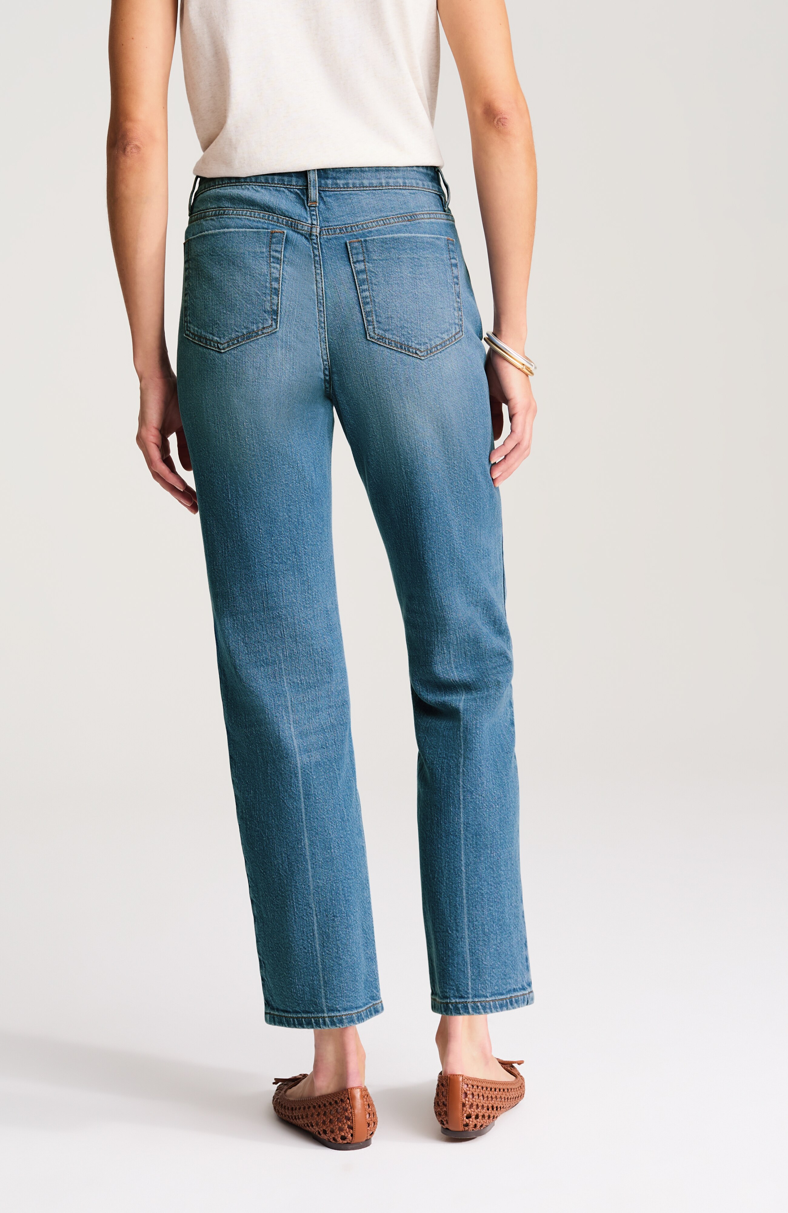 pure jill organically grown cotton jeans