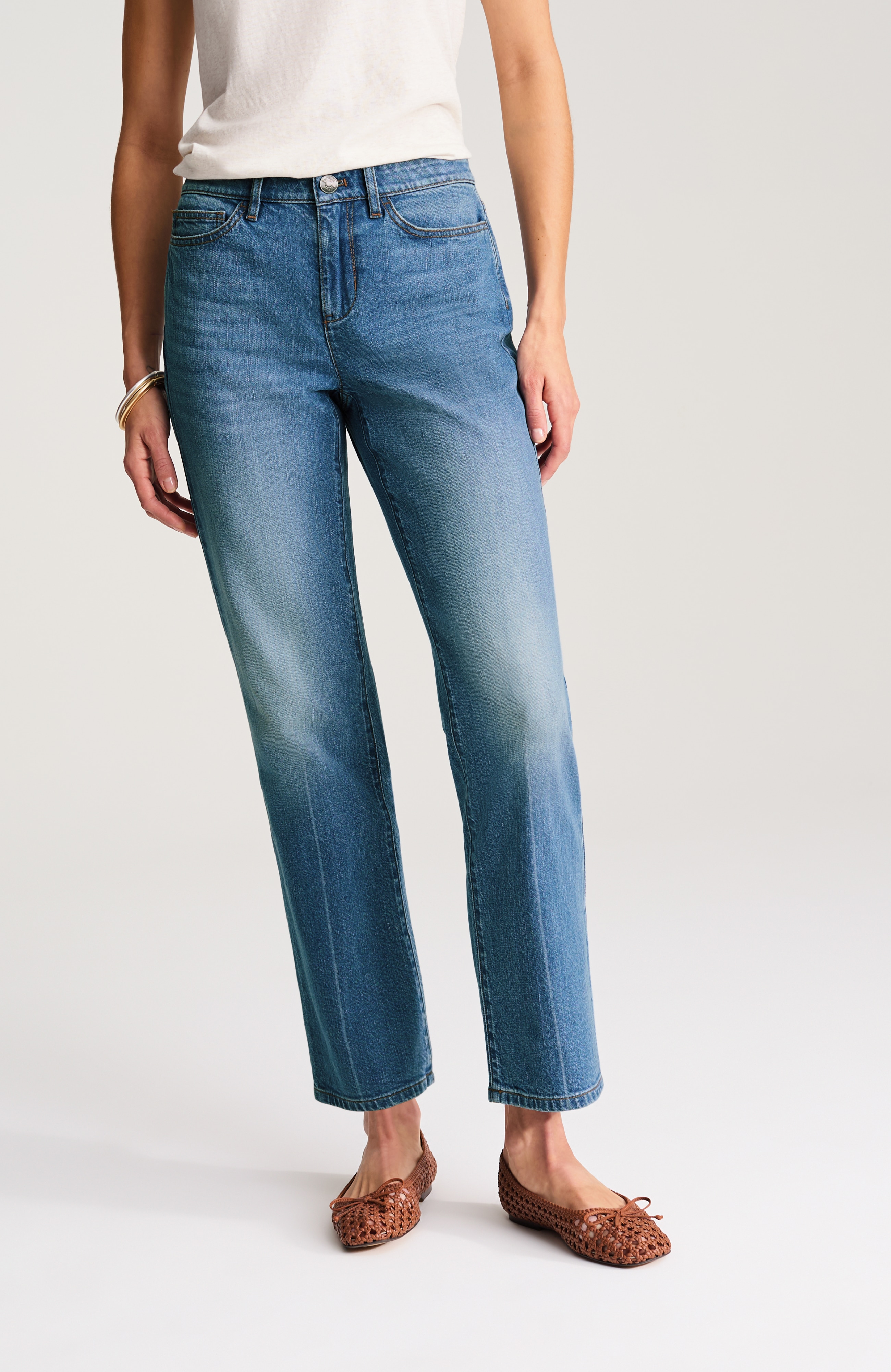 pure jill organically grown cotton jeans