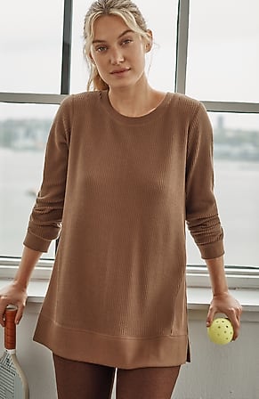 Image for Fit Waffle-Textured Tunic