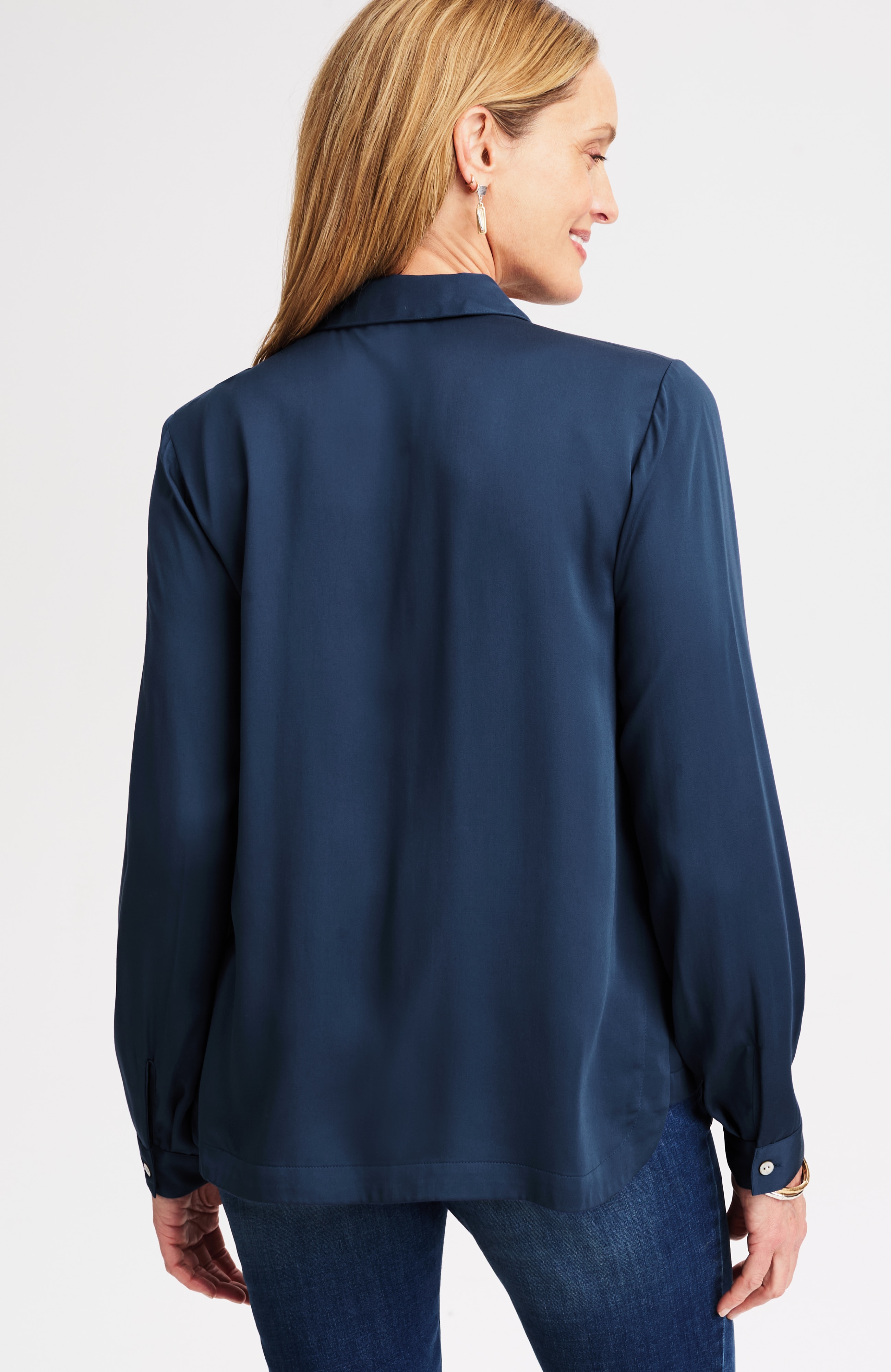 Soft-Luxe Button-Front Shirt | JJill