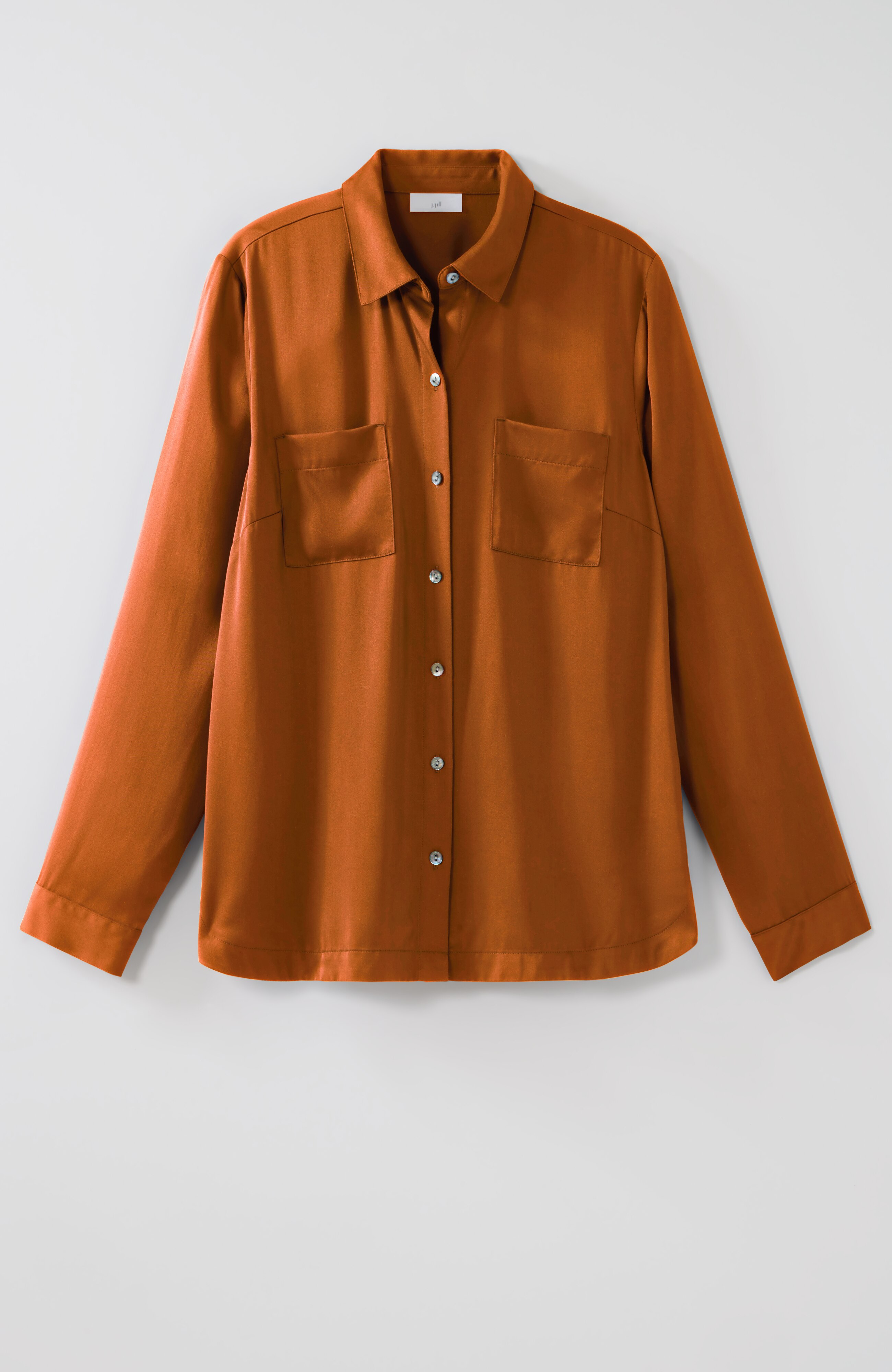 Soft-Luxe Button-Front Shirt | JJill