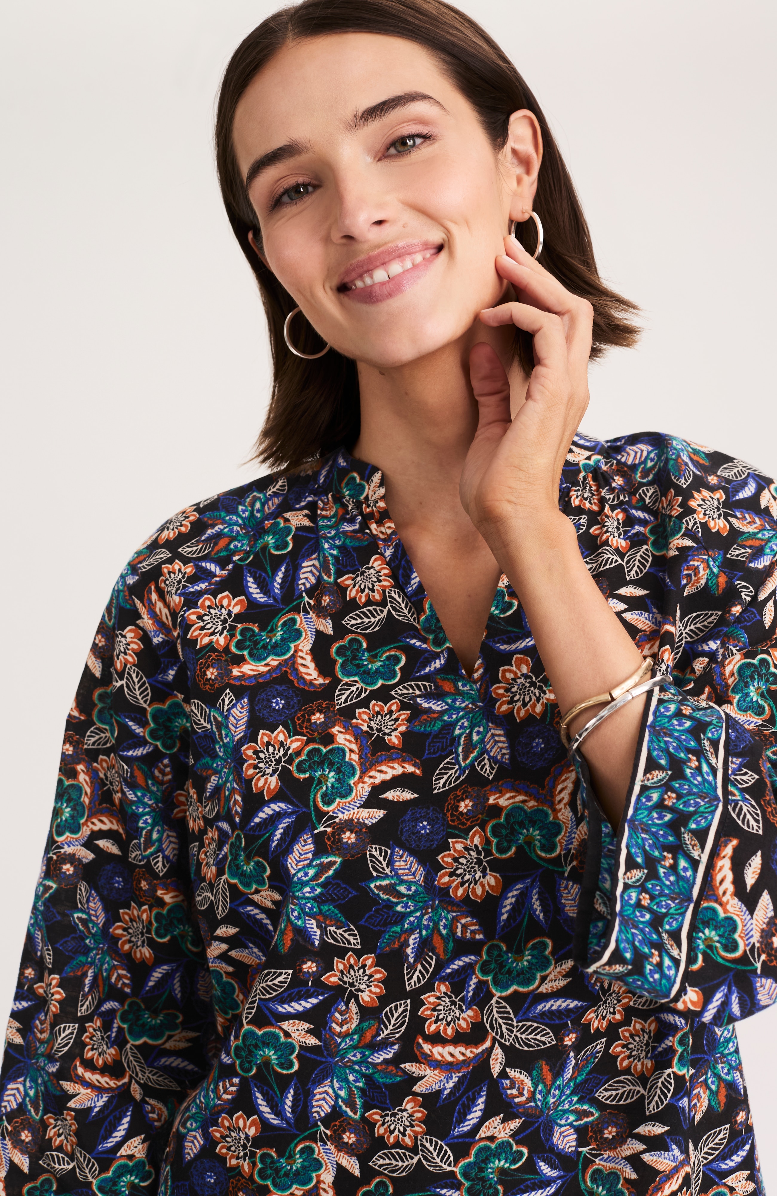 border-printed a-line top