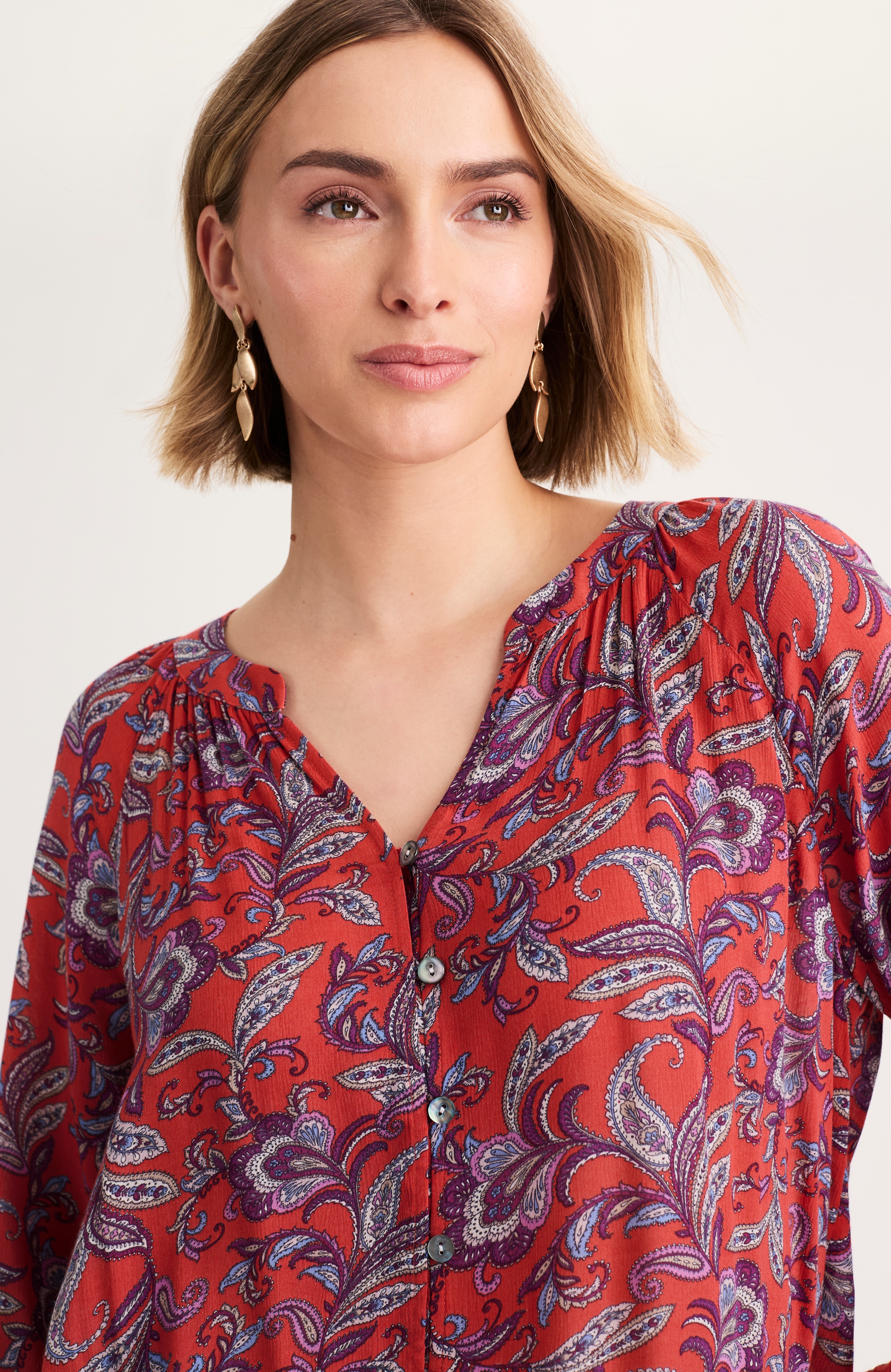smocked blouse