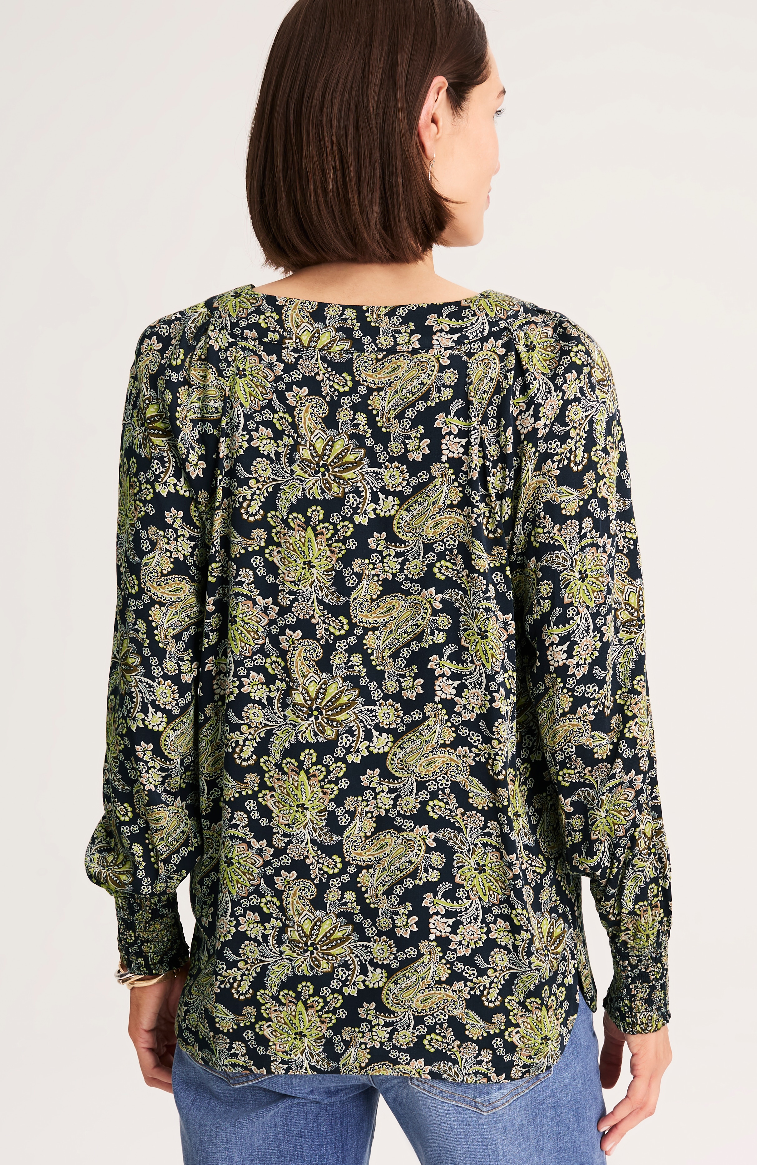 satin printed popover