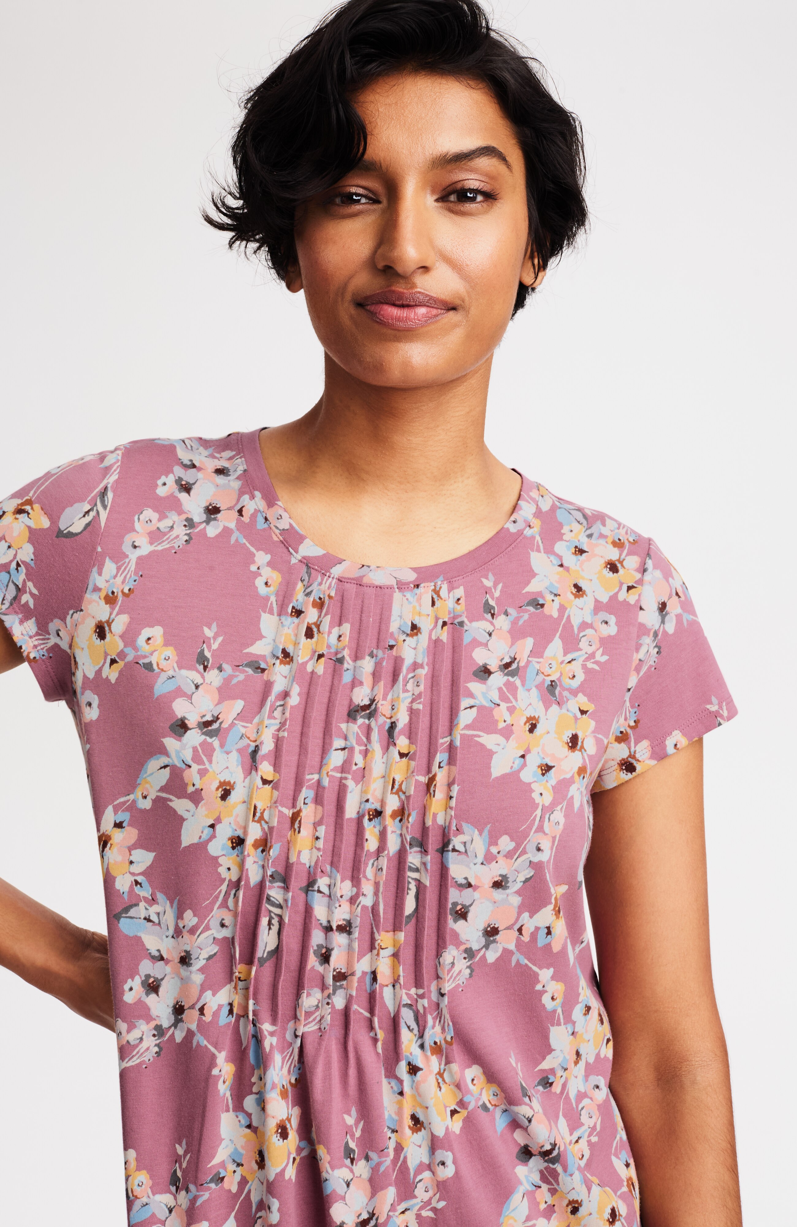 sleep ultrasoft pintucked gown